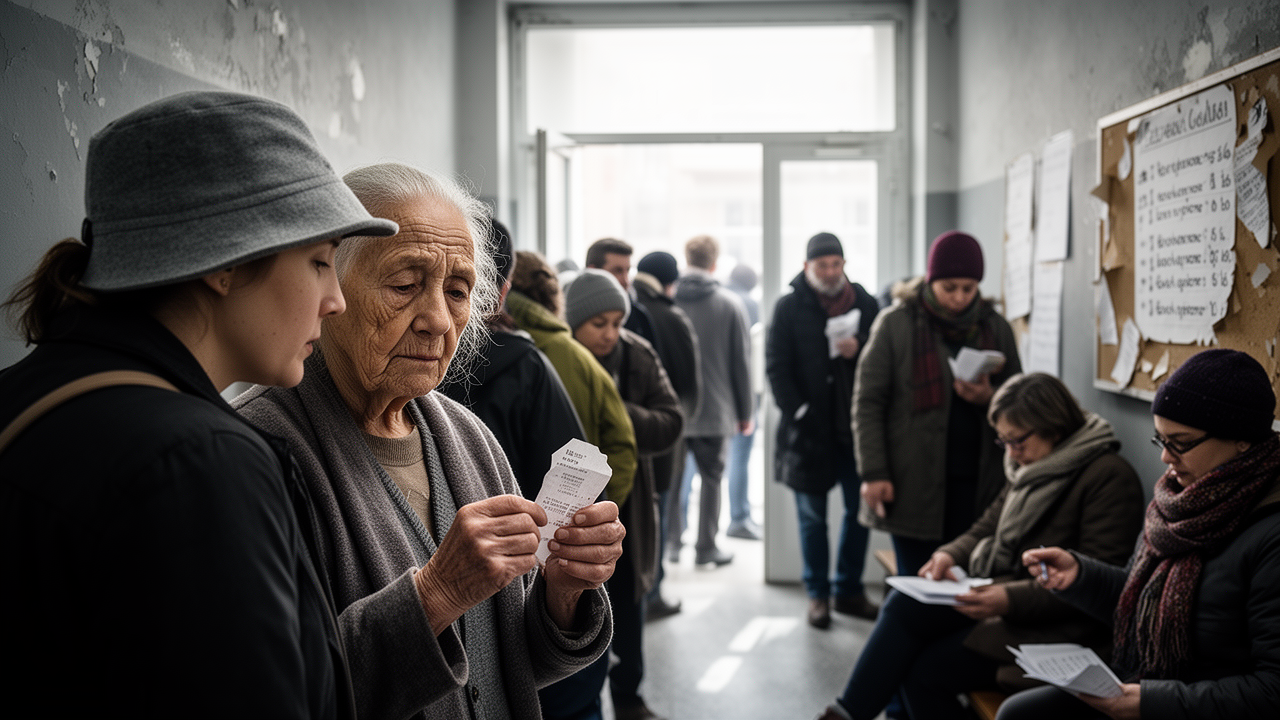 Список у двери