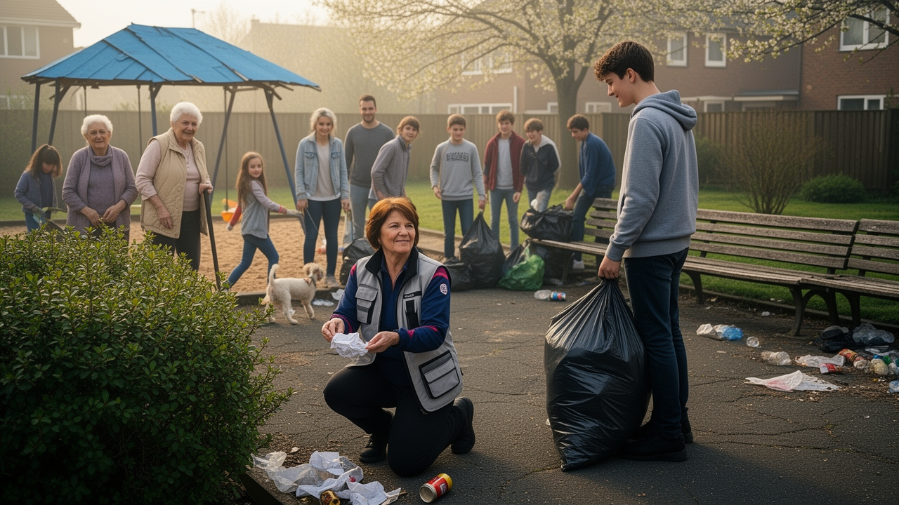 Дворовой субботник