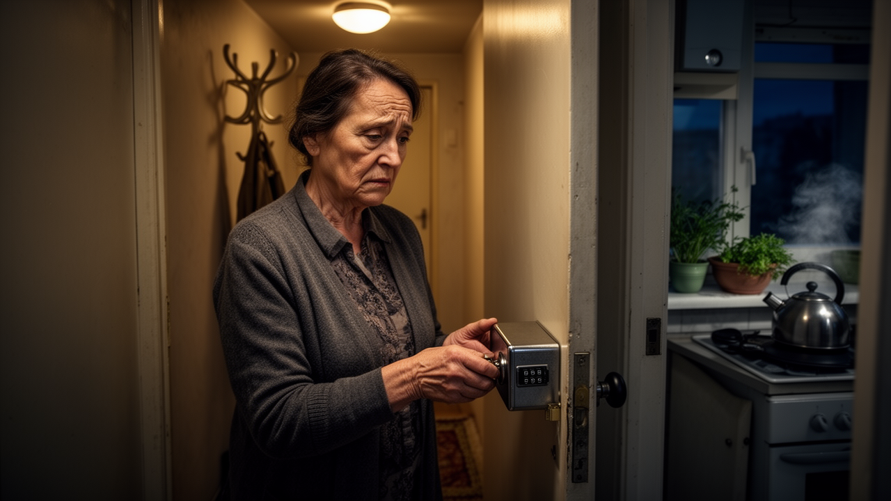 Под ковриком