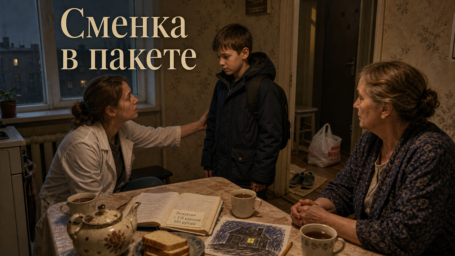 Сменка в пакете
