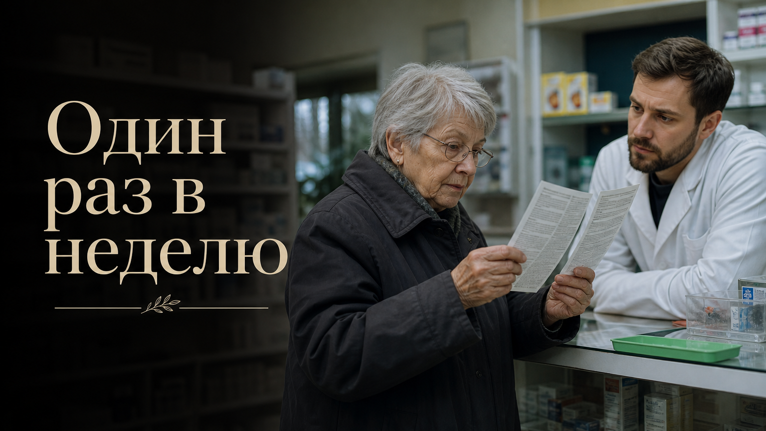 Один раз в неделю