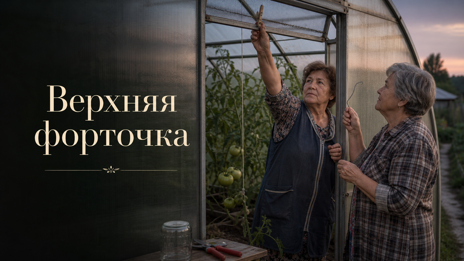 Верхняя форточка