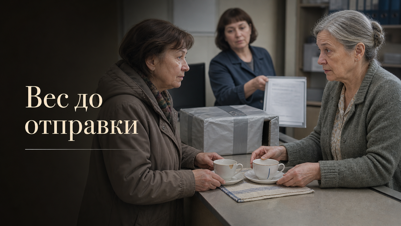 Вес до отправки