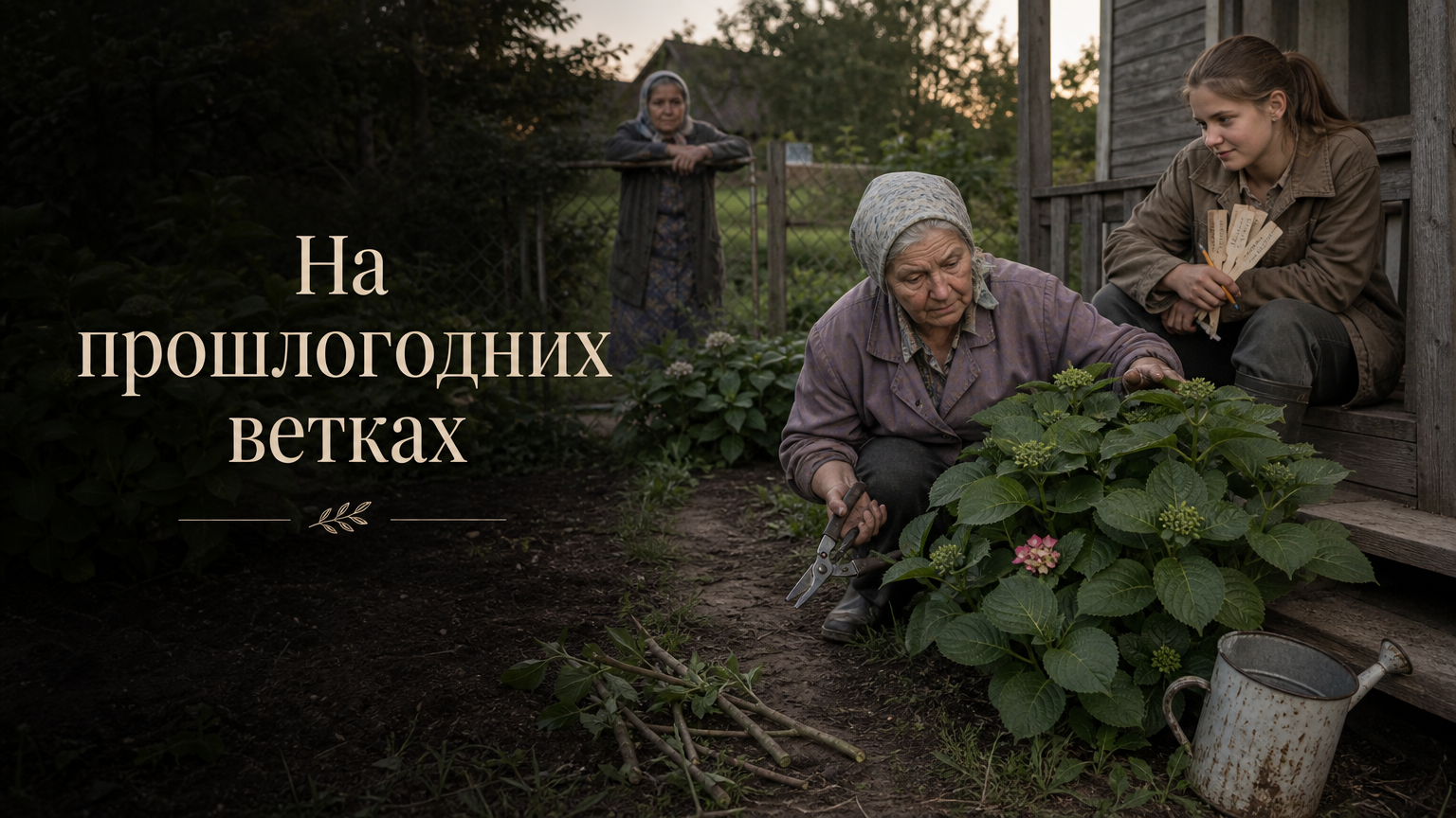 На прошлогодних ветках