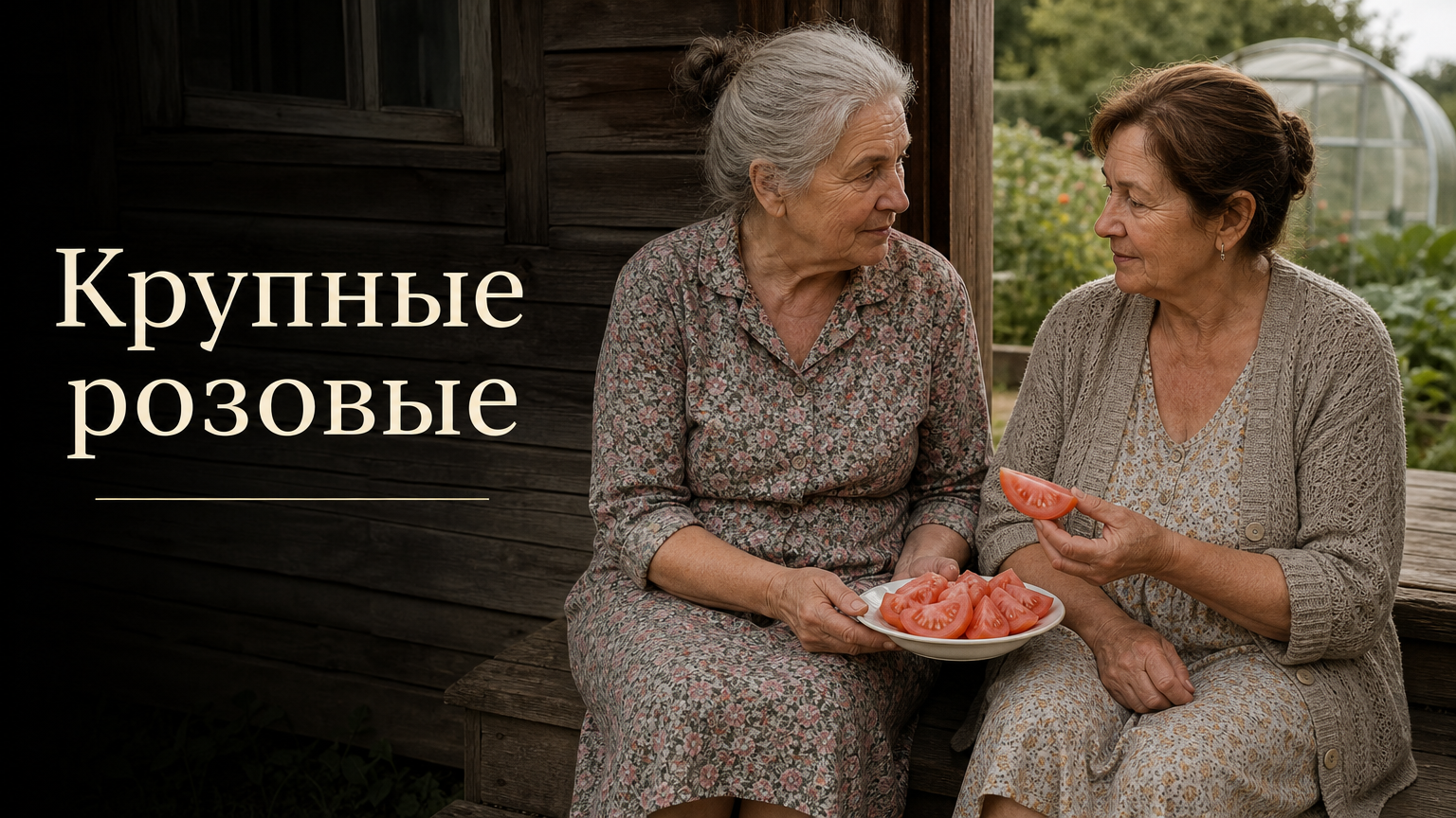 Крупные розовые
