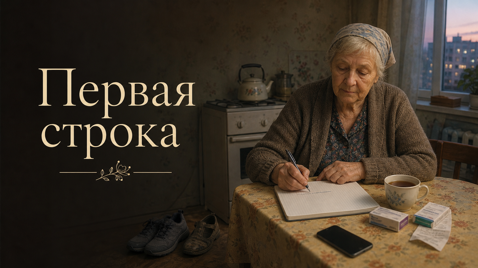 Первая строка